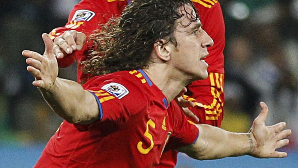 Puyol, tras el gol frente a Alemania