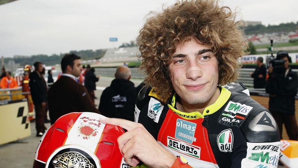 Simoncelli, en el GP de Valencia (Año 2008)