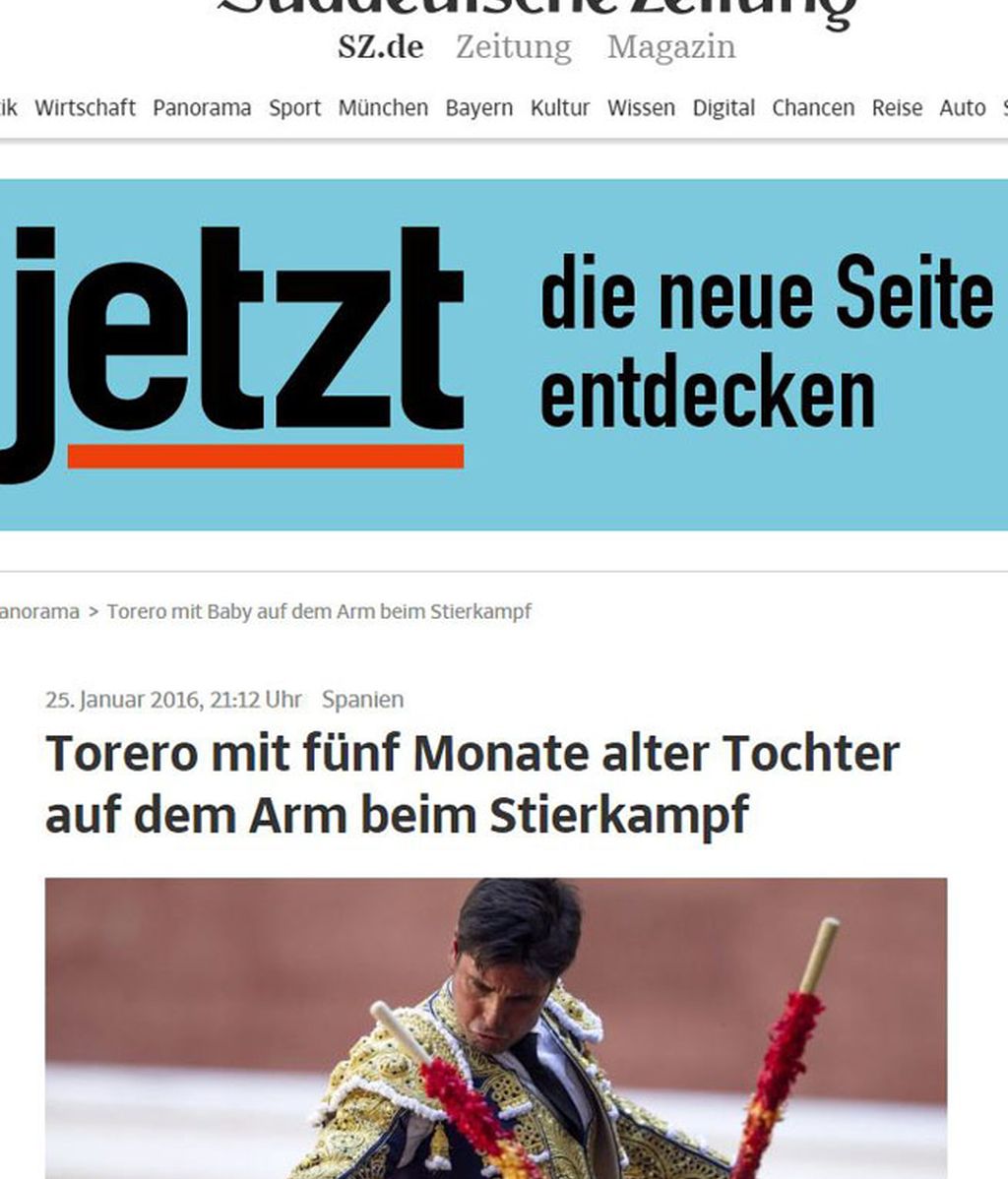 Francisco Rivera, también polémico en el extranjero