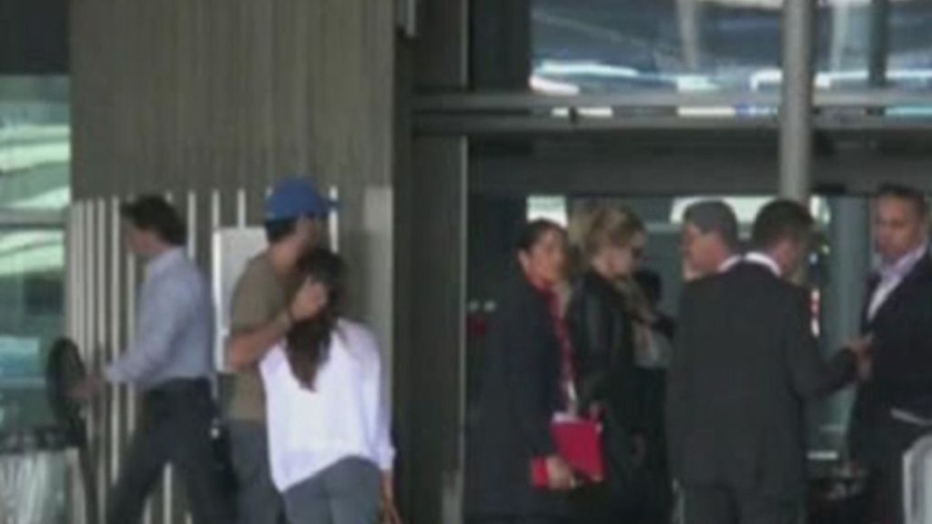 Los mimos de Eva Longoria y Eduardo Cruz