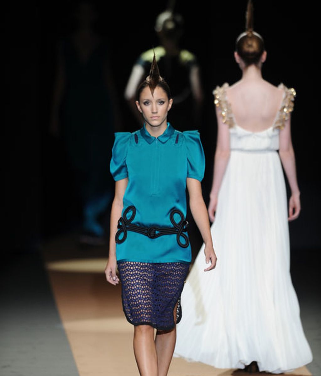 Miguel Palacio llena la pasarela de crestas