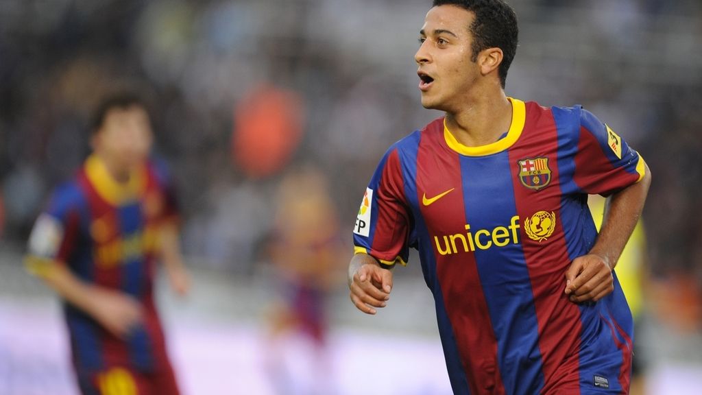 Thiago Alcantara, jugador del Barcelona Thiago Alcantara, jugador del Barcelona