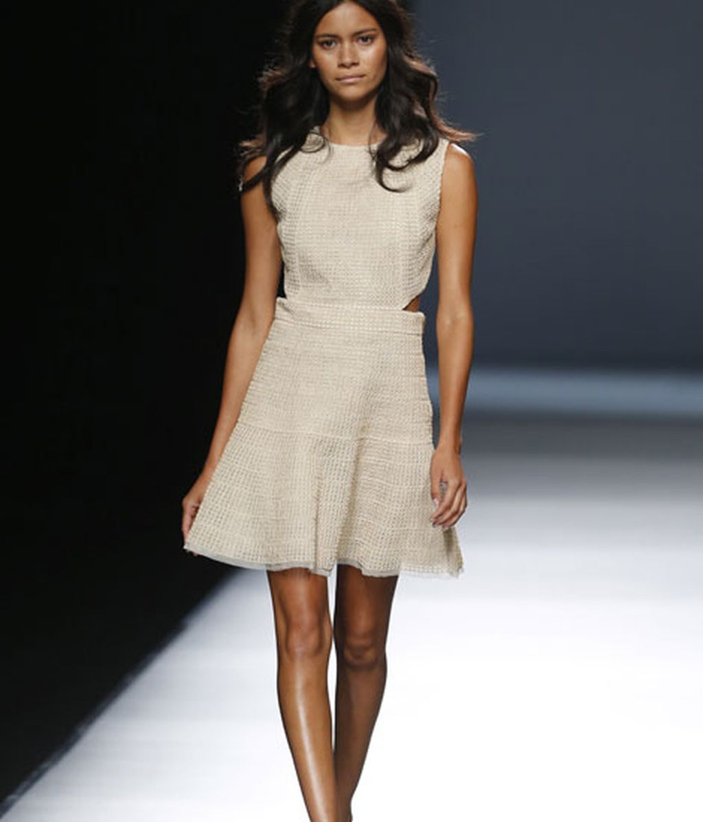 Tejidos naturales y abundancia de tonos empolvados