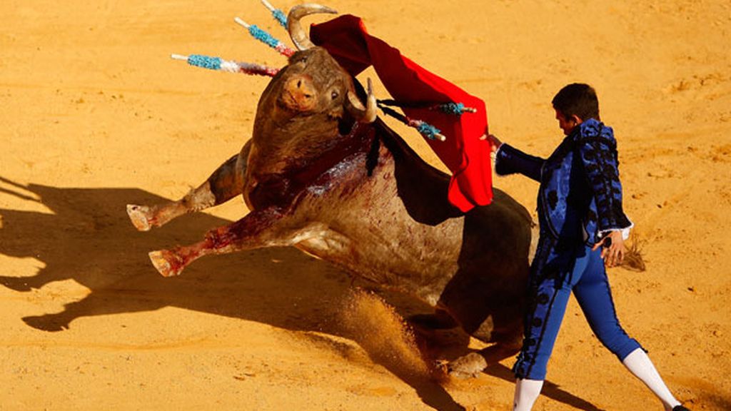 El torero José María Manzanares, durante la corrida
