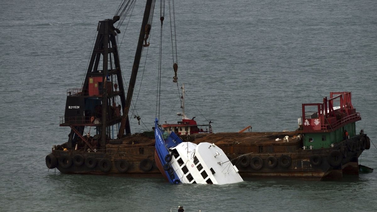 Siete detenidos por la colisión de dis barcos en China