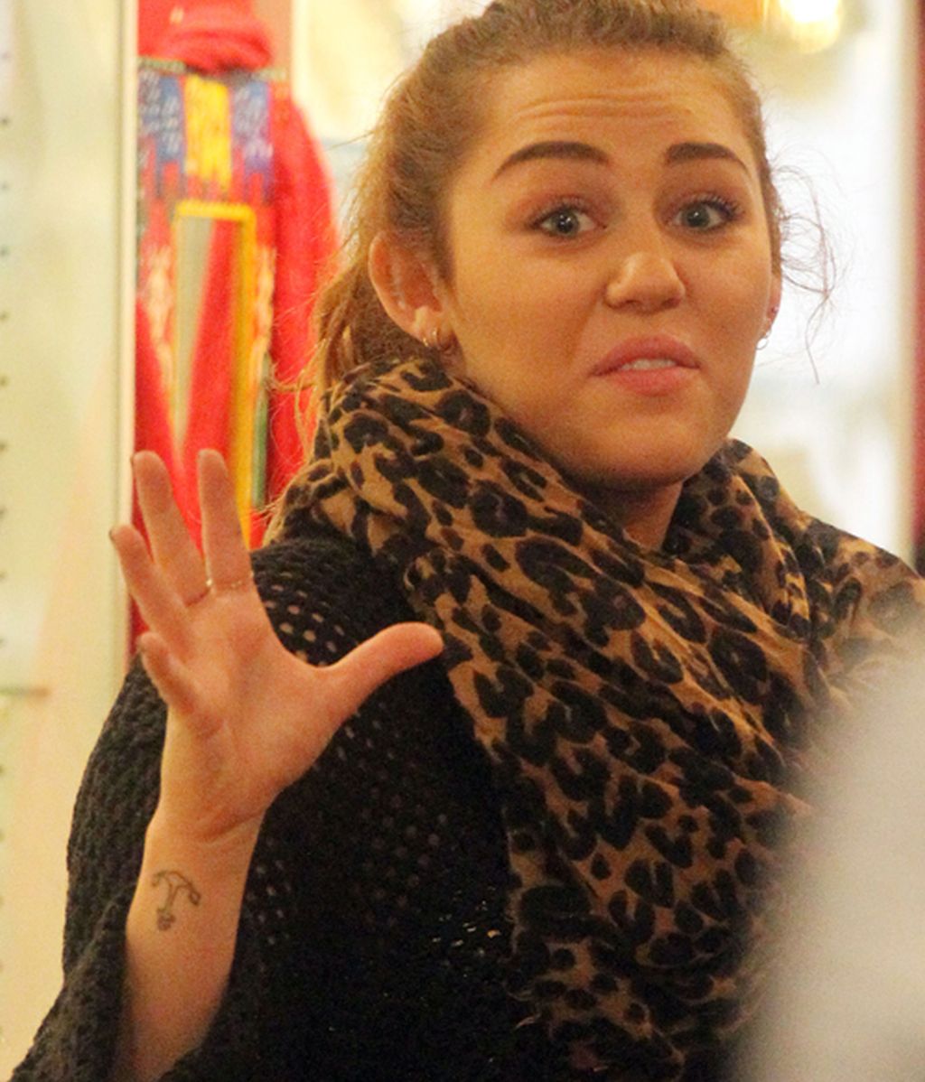 Miley Cyrus y su nuevo tatuaje