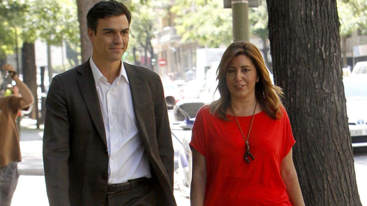 Sánchez abre su ronda de contactos con una reunión con Susana Díaz en Ferraz