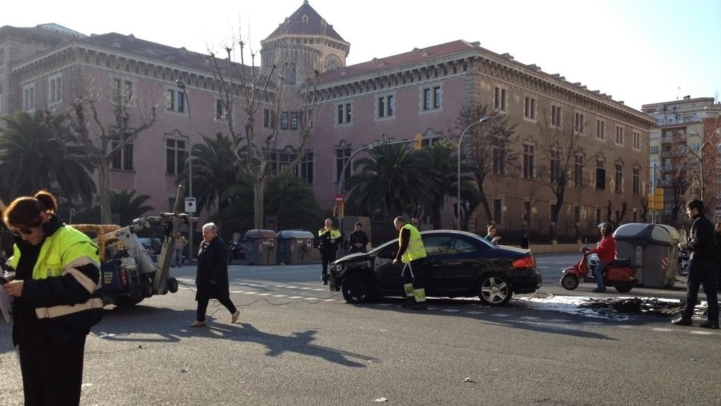 Incidentes en el centro de Barcelona