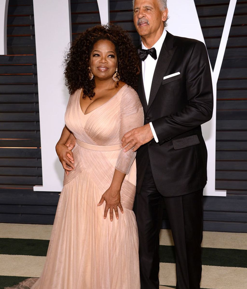 Oprah Winfrey y su pareja, Stedman Graham