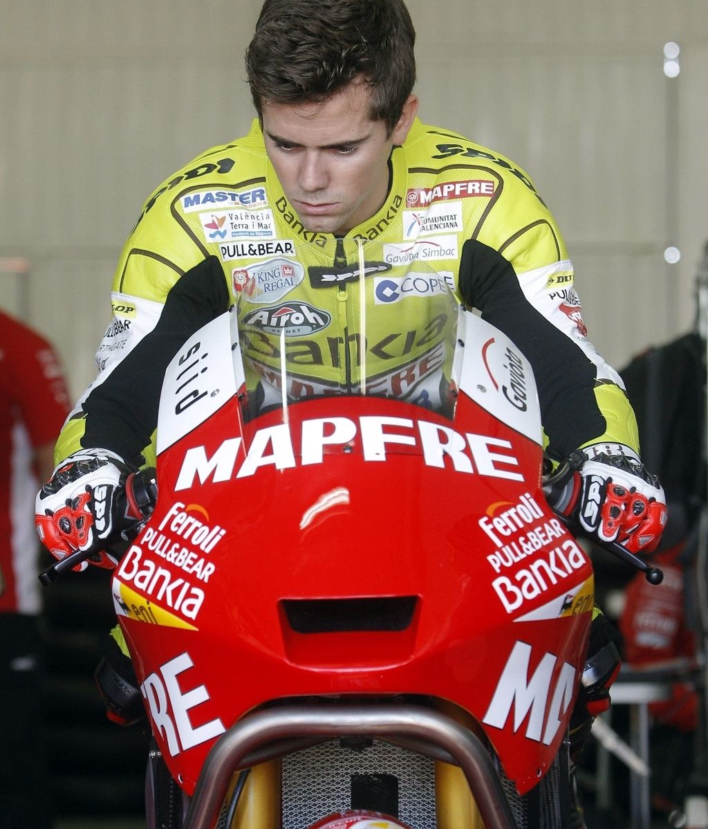 Terol prueba la Moto2