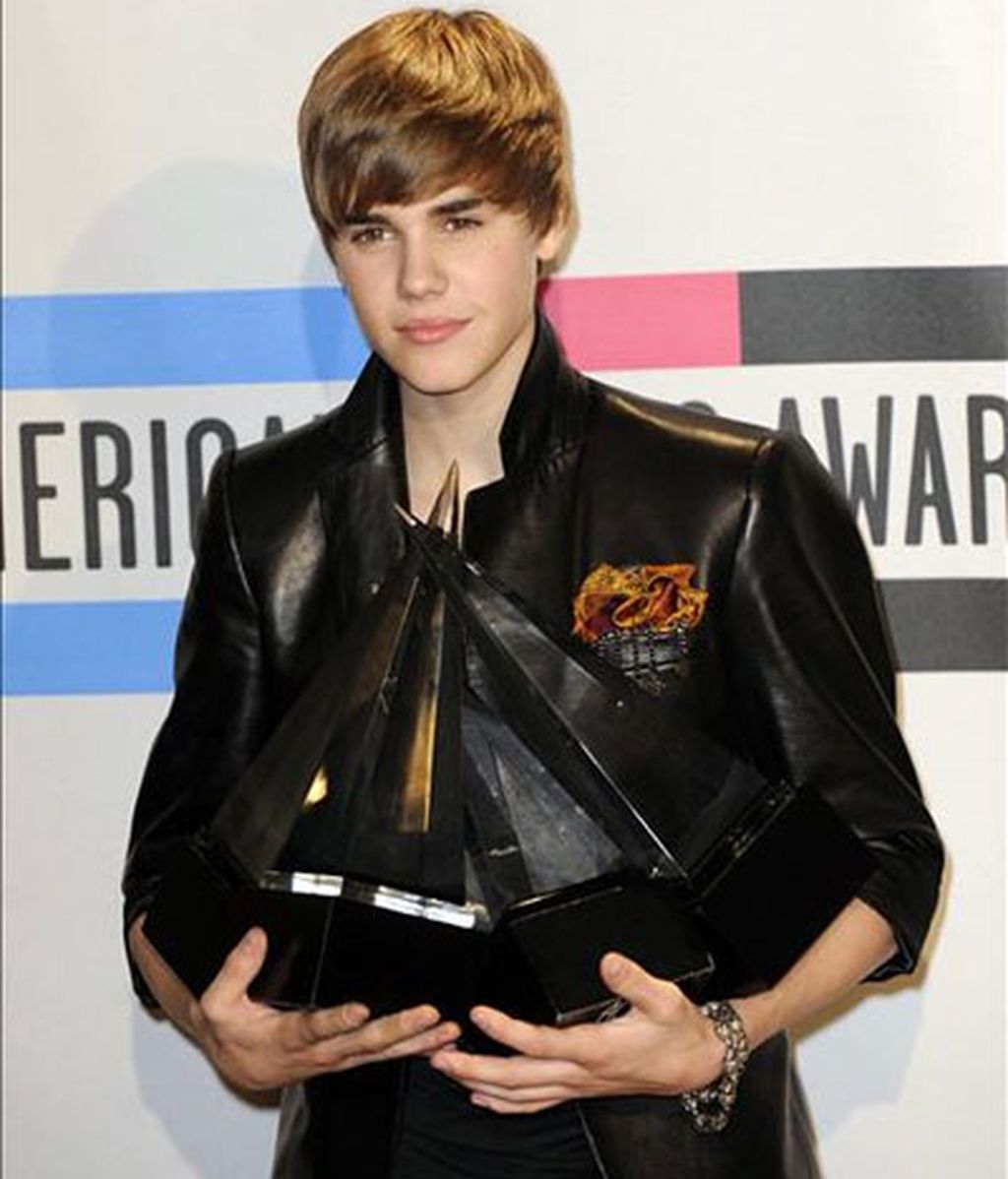 Justin Bieber, arrasa en los American Music Awards