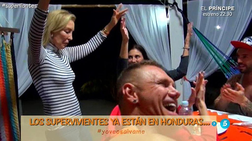 Imágenes de su llegada y de su primera noche juntos