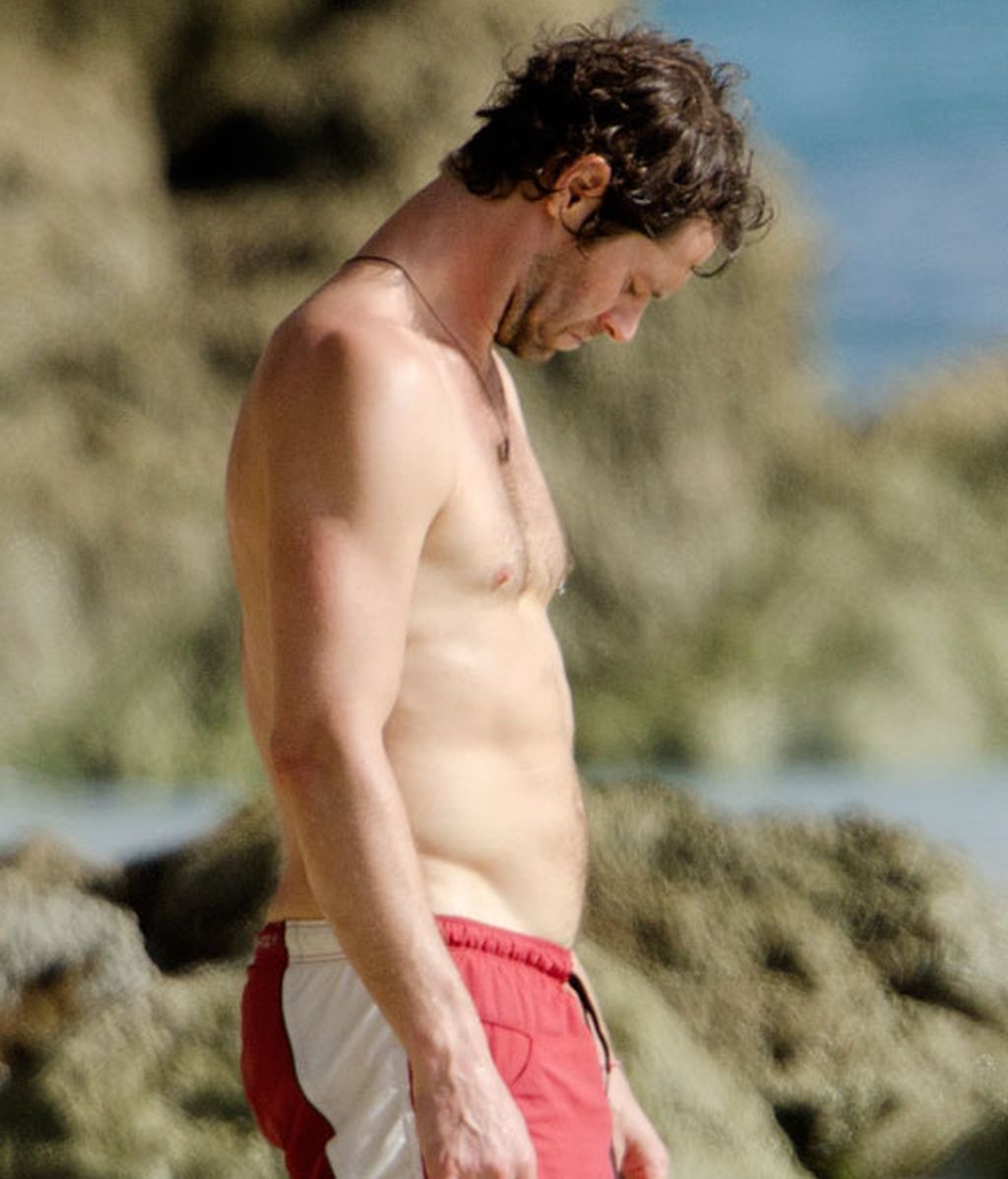 El más macizo de los 'Take That' se divierte como un niño en el mar