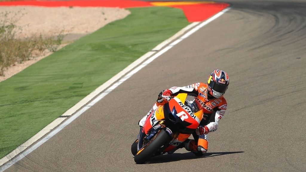 Jonathan Rea, rodando en Aragón