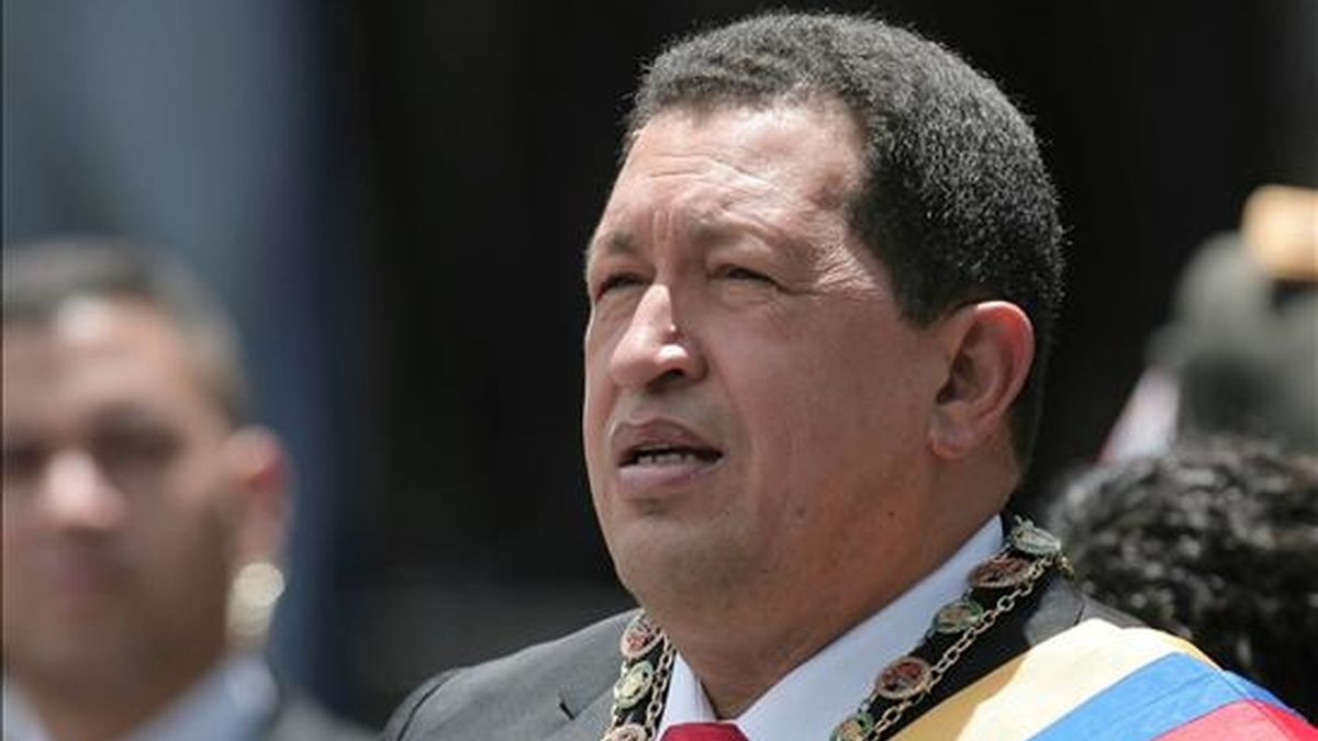 En la imagen el presidente de Venezuela, Hugo Chávez. EFE/Archivo