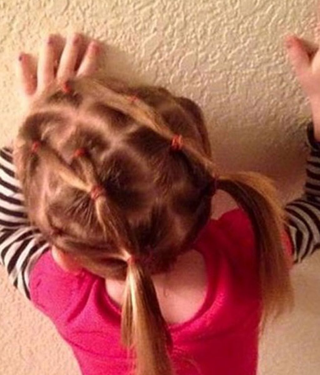 Los 10 increíbles peinados que un padre soltero hizo a su hija de 3 años