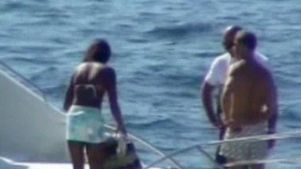 Naomí Campbell disfruta en Ibiza