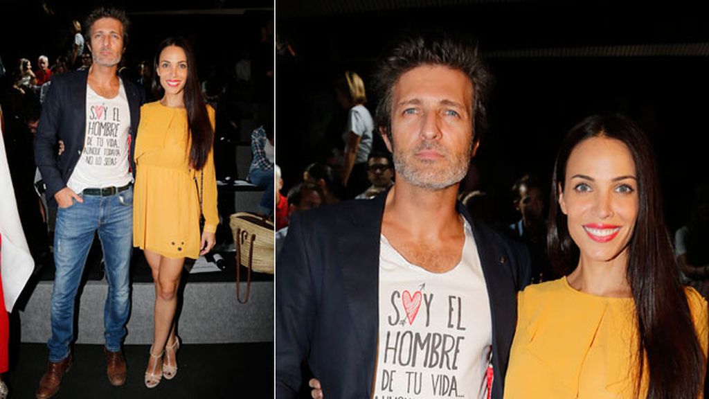 José Olmedo en el desfile de Amaya Arzuaga