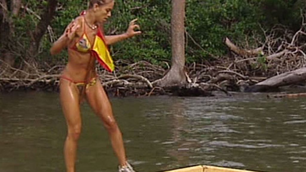 Las chicas, en la pista americana