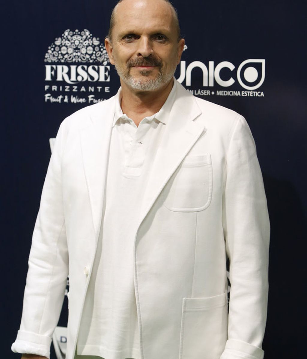 Miguel Bosé en la gala de 25 Aniversario de Cadena Dial