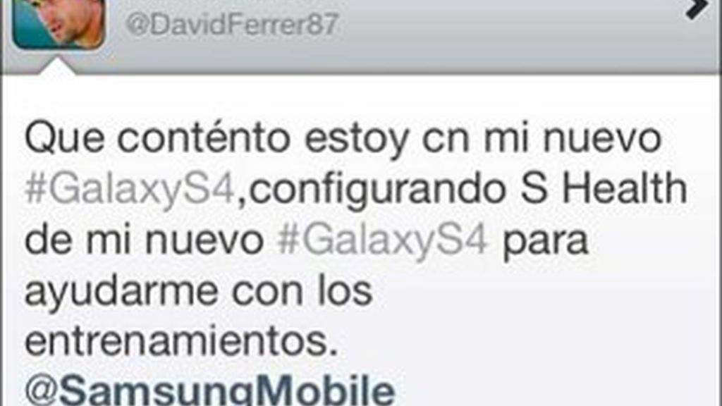 David Ferrer y su error al promocionar