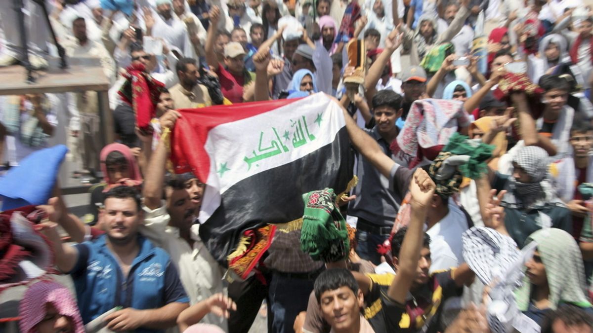 Protestas contra el Gobierno en Irak