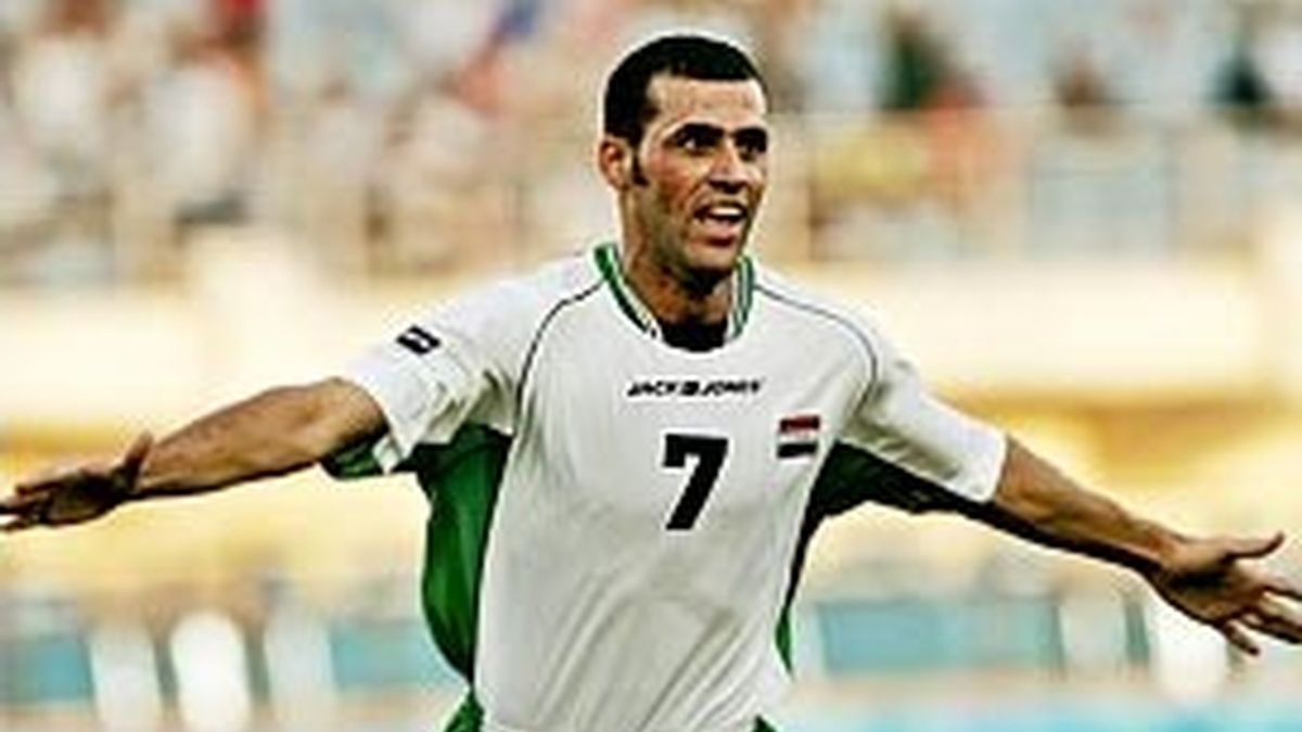 Emad Mohammed es el líder de la selección de Iraq. Foto: AP