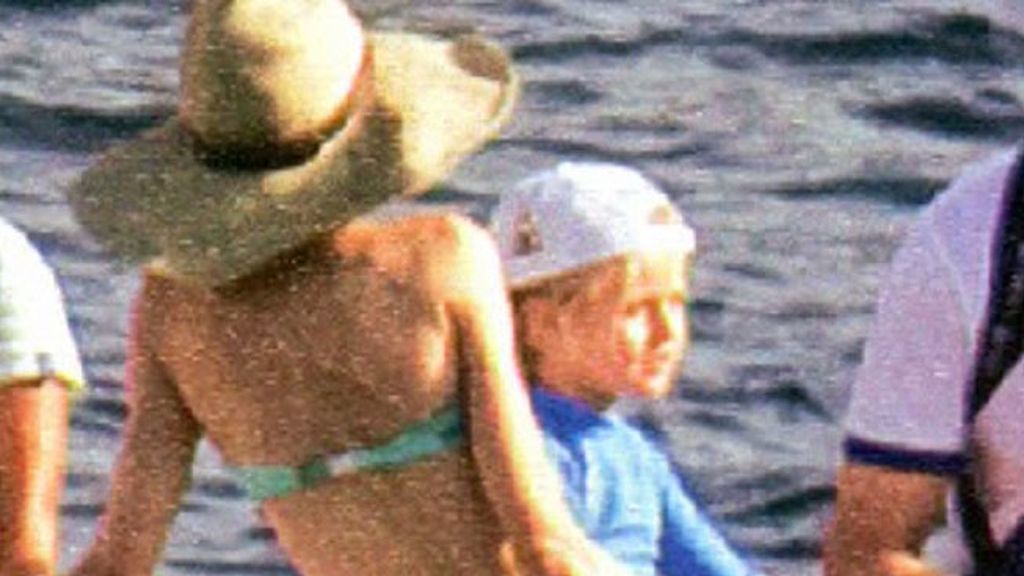 La princesa Letizia, en bikini