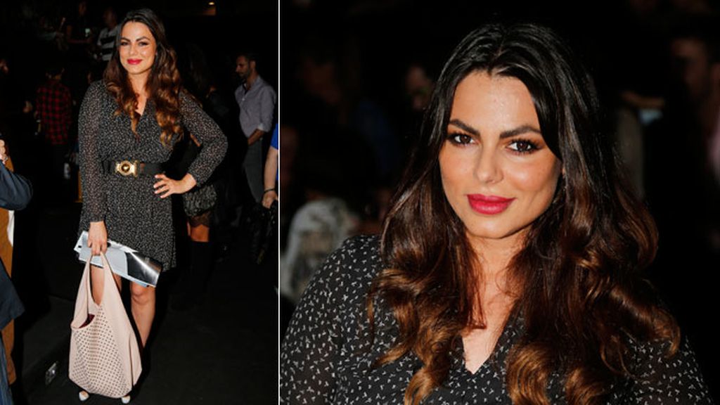 Marisa Jara en el desfile de Amaya Arzuaga