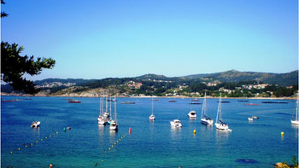 Playa de Castiñeiras, en Cangas de Morrazo