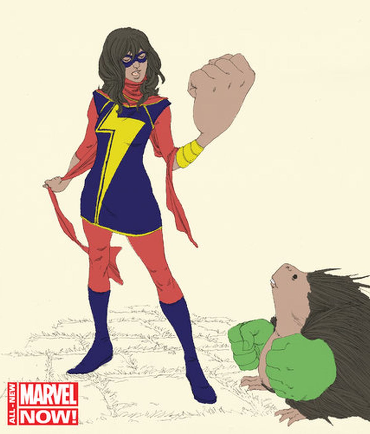 superheroína árabe, Kamala Khan, Marvel, cómic