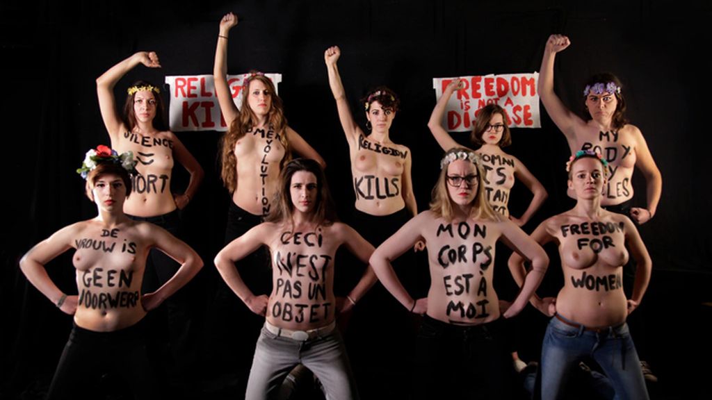 FEMEN acusa a la Iglesia Católica de incitar al odio y la homofobia