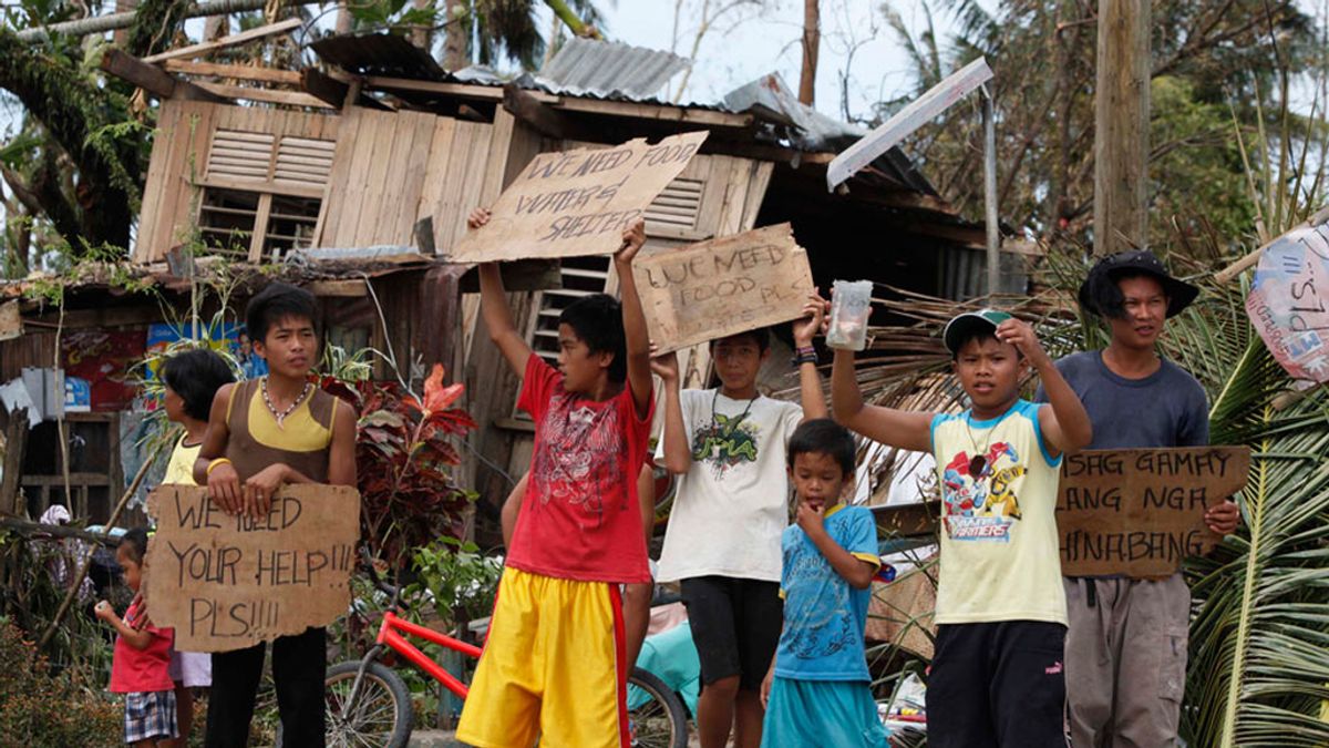 El tifón Haiyan deja unos 10 millones de damnificados