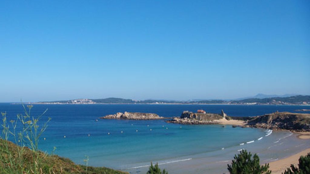 Playa de Foxos, en Sanxenxo