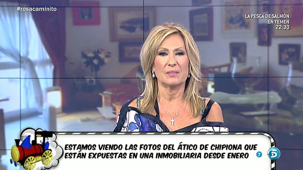 Rosa Benito se sorprende por el cambio de la casa