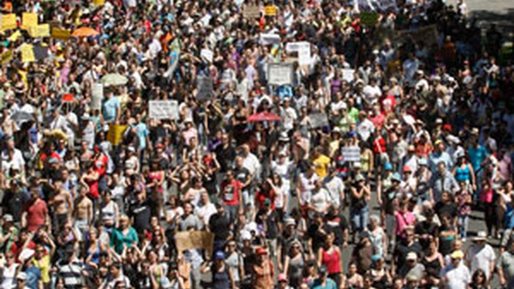 Indignación en las calles de Madrid. Vídeo: ATLAS