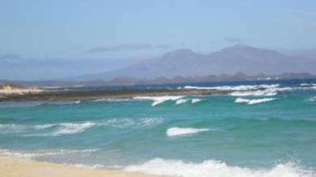En la foto Grandes Playas de Corralejo en Fuerteventura , donde ha ocurrido el trágico incidente.