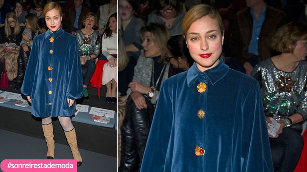 Lourdes Hernández en el desfile de Duyos