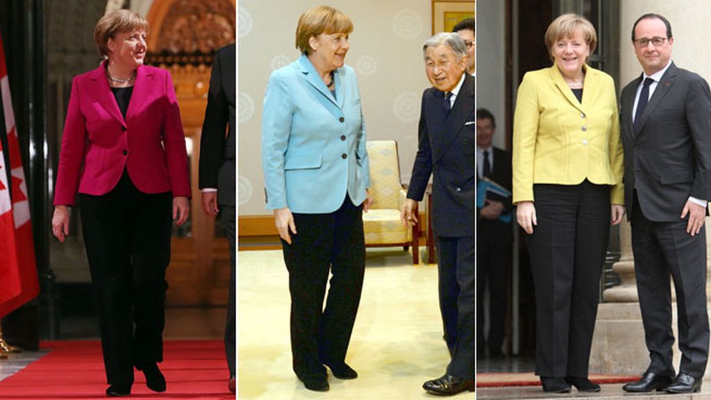 Angela Merkel, siempre el mismo uniforme