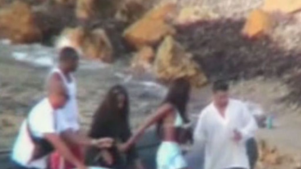 Naomí Campbell disfruta en Ibiza