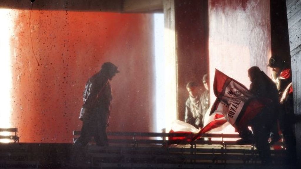 Gravísimos incidentes tras el descenso de River Plate a la 'B'