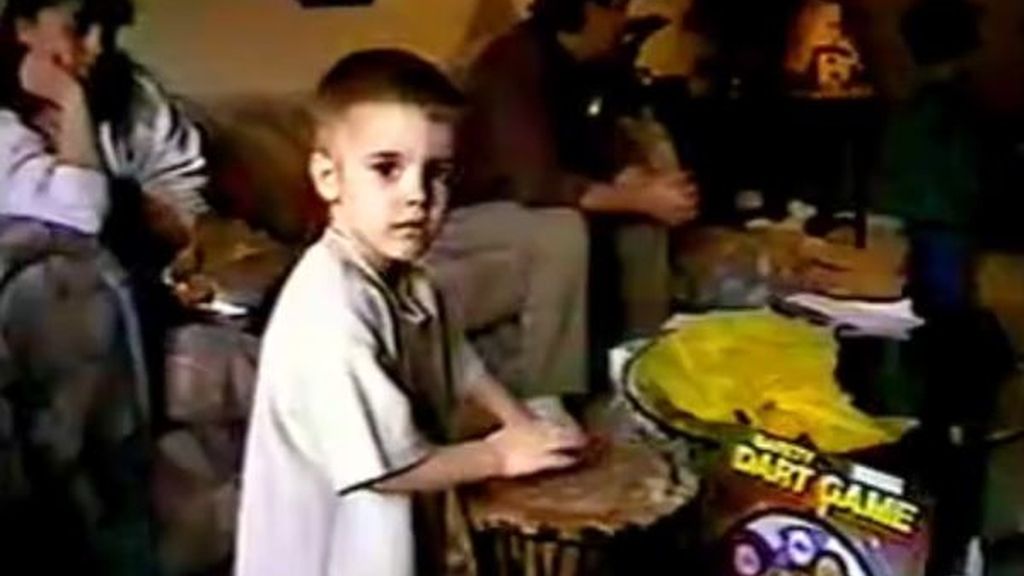 Justin Bieber, de pequeño