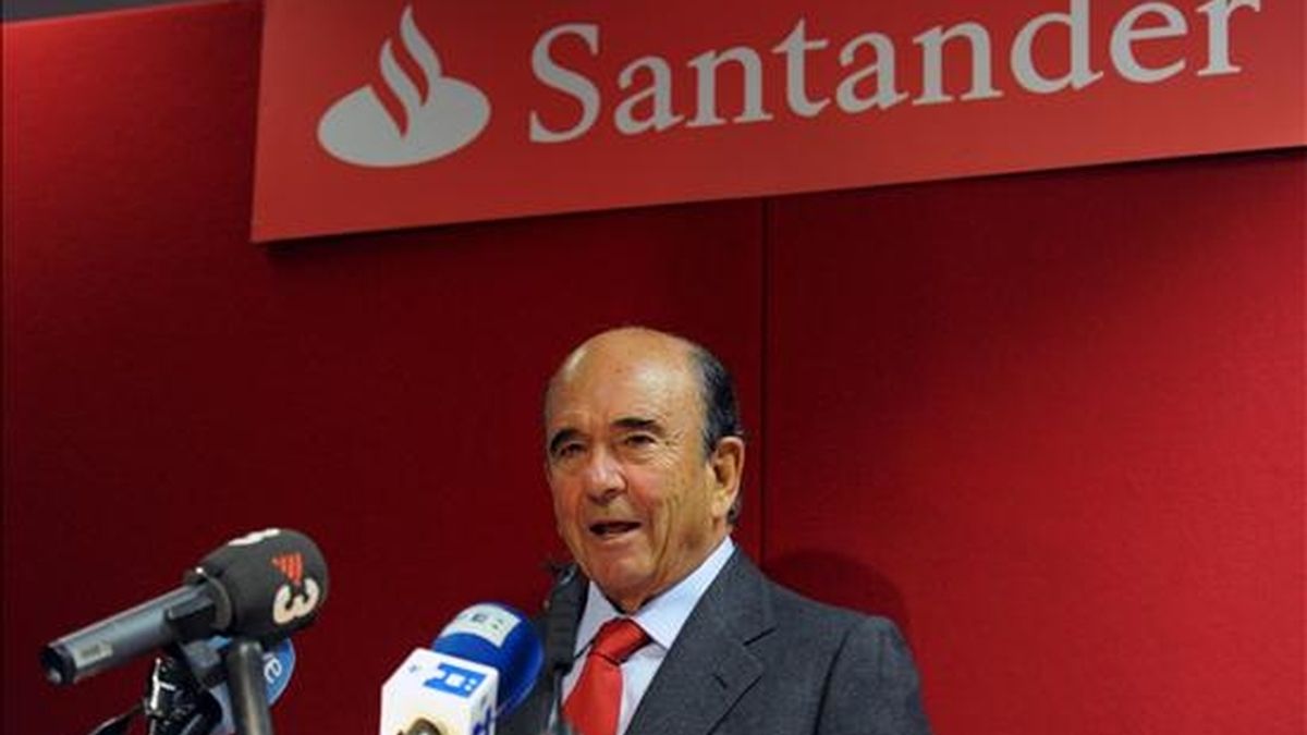 El presidente del Banco Santander, Emilio Botín. EFE/Archivo