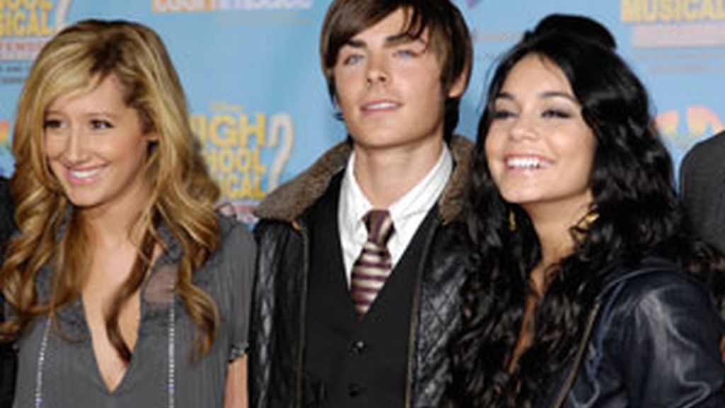 Ashely TIisdale, Zac Efron y Vanessa Hudgens. Foto: Gtres/Archivo