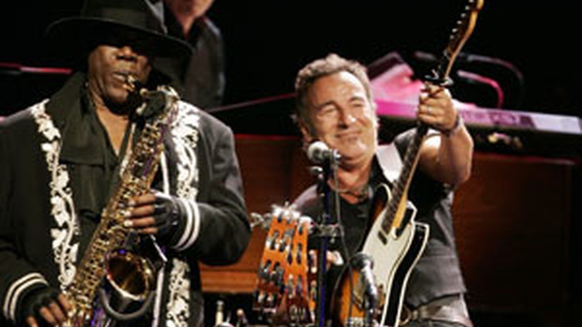 Clarence Clemons y Bruce Springsteen. Foto: Gtres