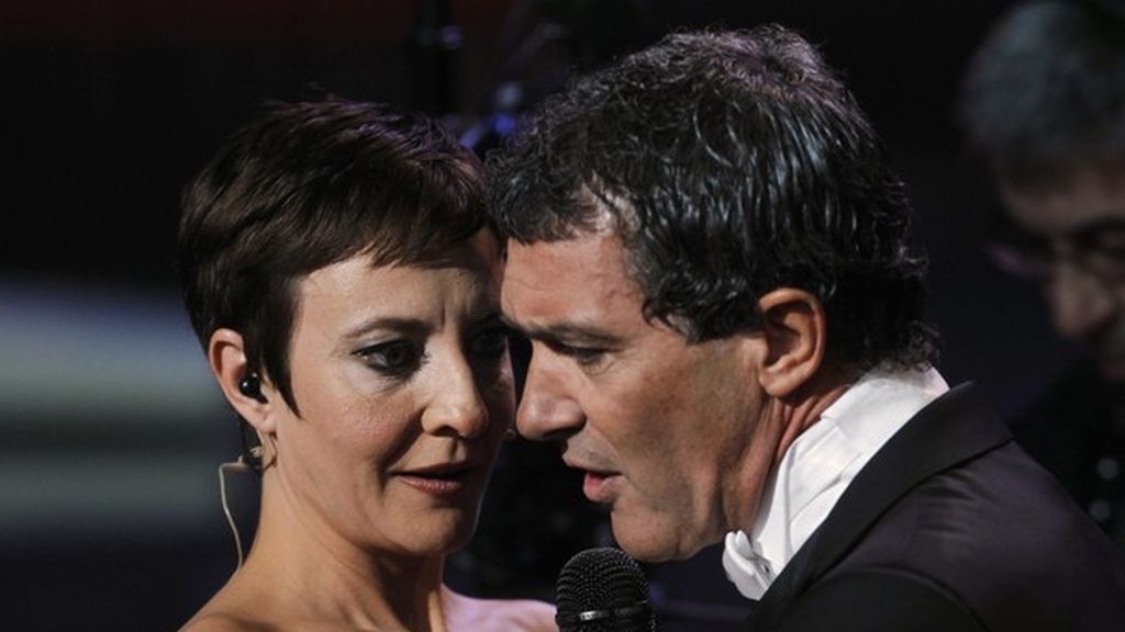 Eva Hache y Antonio Banderas