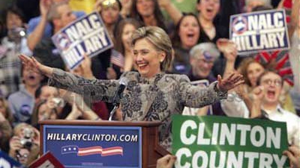 Hillary Clinton celebra la victoria en New Hampshire