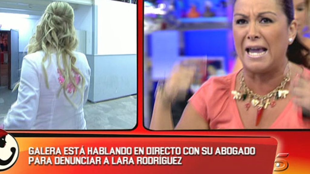 Grave enfrentamiento entre Galera y Lara Rodríguez