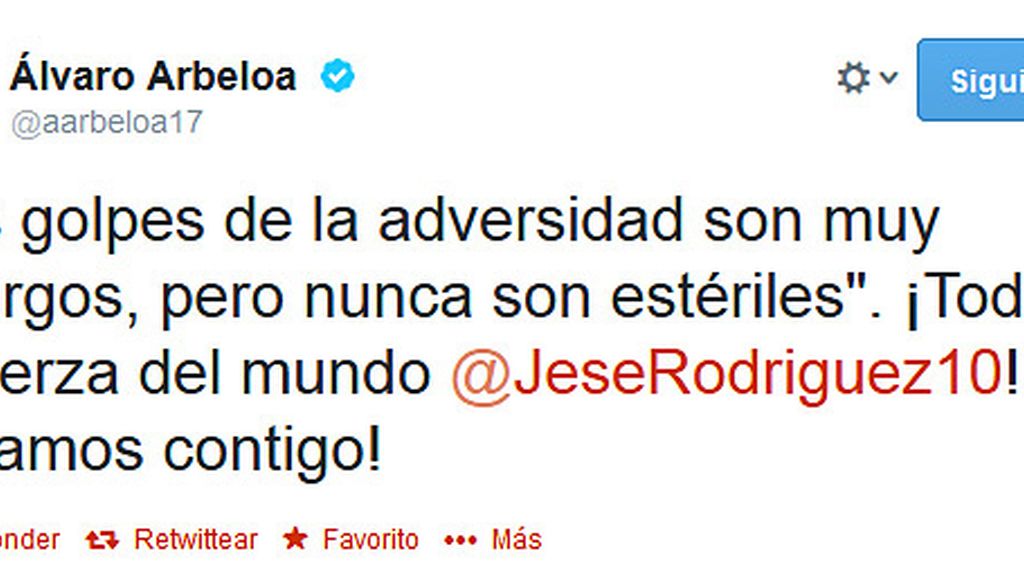 Arbeloa Twitter