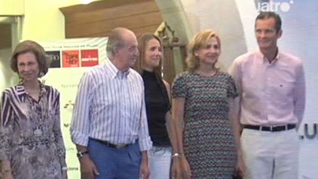 Toda la Familia Real, reunida